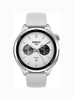 Watch S4 Smartwatch 1.43-inch AMOLED Display, Long Battery Life, Bluetooth Calling, Noise Reduction, Advanced Health Detection, 15 Days Battery Life - Silver
