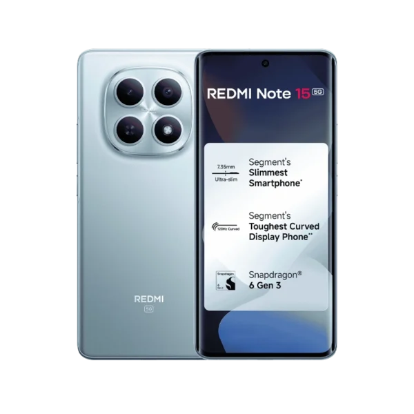 Xiaomi Redmi Note 15 5G 256GB Glacier Blue smartphone
